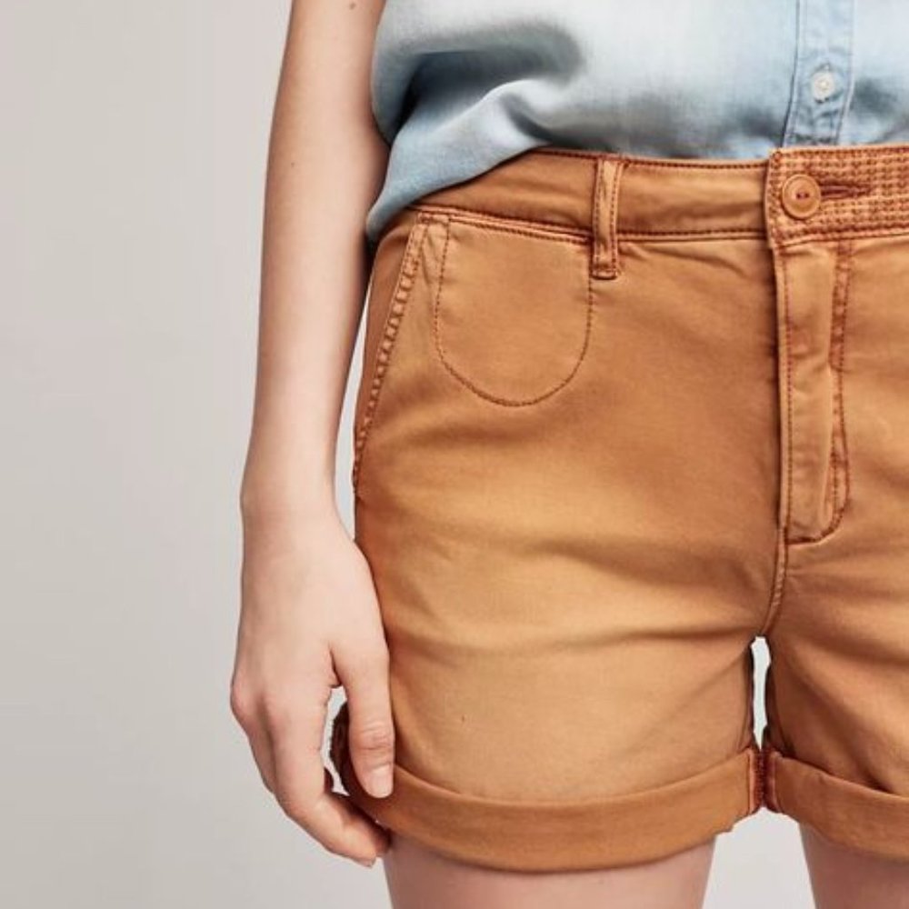 Anthropologie Relaxed Chino Shorts size 28